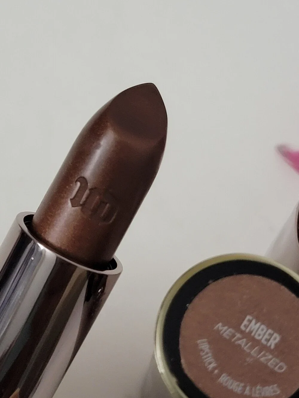 Urban Decay Vice Lipstick Full Size RARE Shade: Ember (Metallized)
